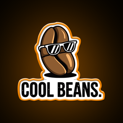 Cool Beans Cafe Led Neon Sign Espresso Bar Art Rgb Color