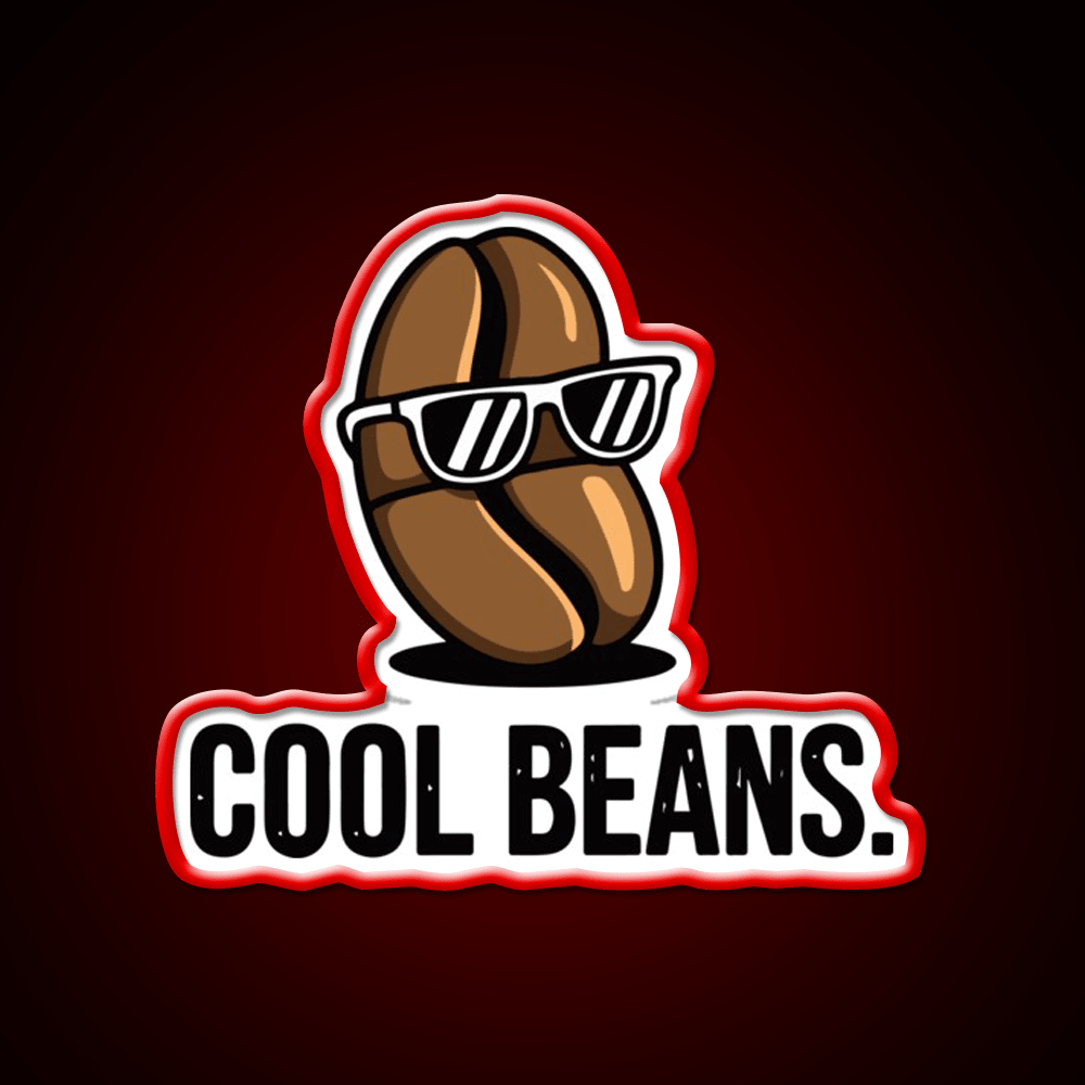 Cool Beans Cafe Led Neon Sign Espresso Bar Art Rgb Color - Shineneon