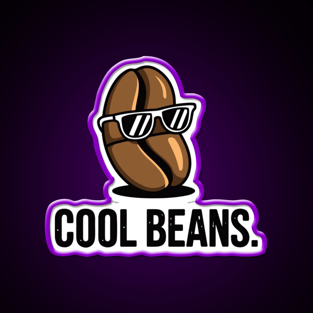 Cool Beans Cafe Led Neon Sign Espresso Bar Art Rgb Color - Shineneon