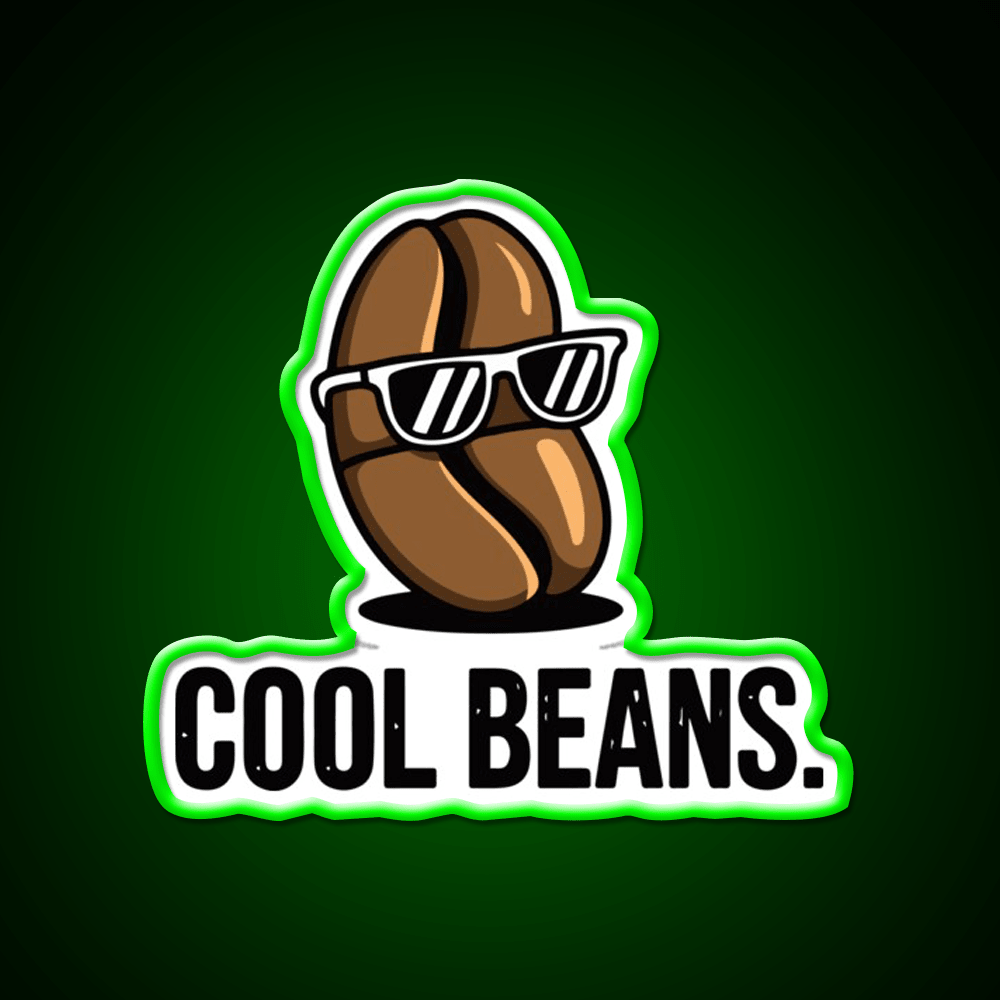 Cool Beans Cafe Led Neon Sign Espresso Bar Art Rgb Color - Shineneon