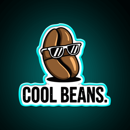 Cool Beans Cafe Led Neon Sign Espresso Bar Art Rgb Color - Shineneon