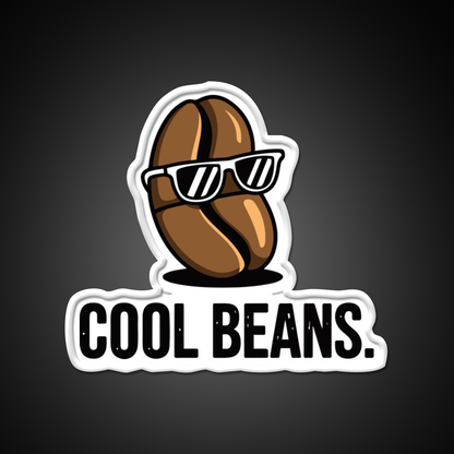 Cool Beans Cafe Led Neon Sign Espresso Bar Art Rgb Color