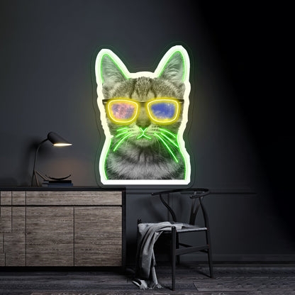 Cool Cat Sunglasses Neon Signs - Shineneon