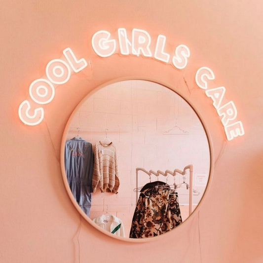 Cool Girls Care Led Sign Business Neon Sign