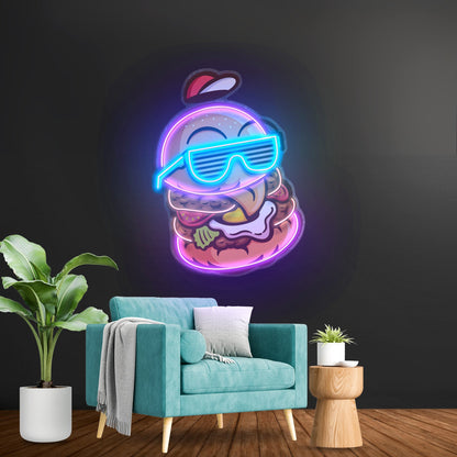 Cool Hamburger Led Neon Sign Light Custom Led Signs - Shineneon
