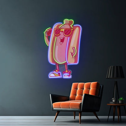 Cool Hot Dog Led Neon Sign Light Custom Led Signs - Shineneon