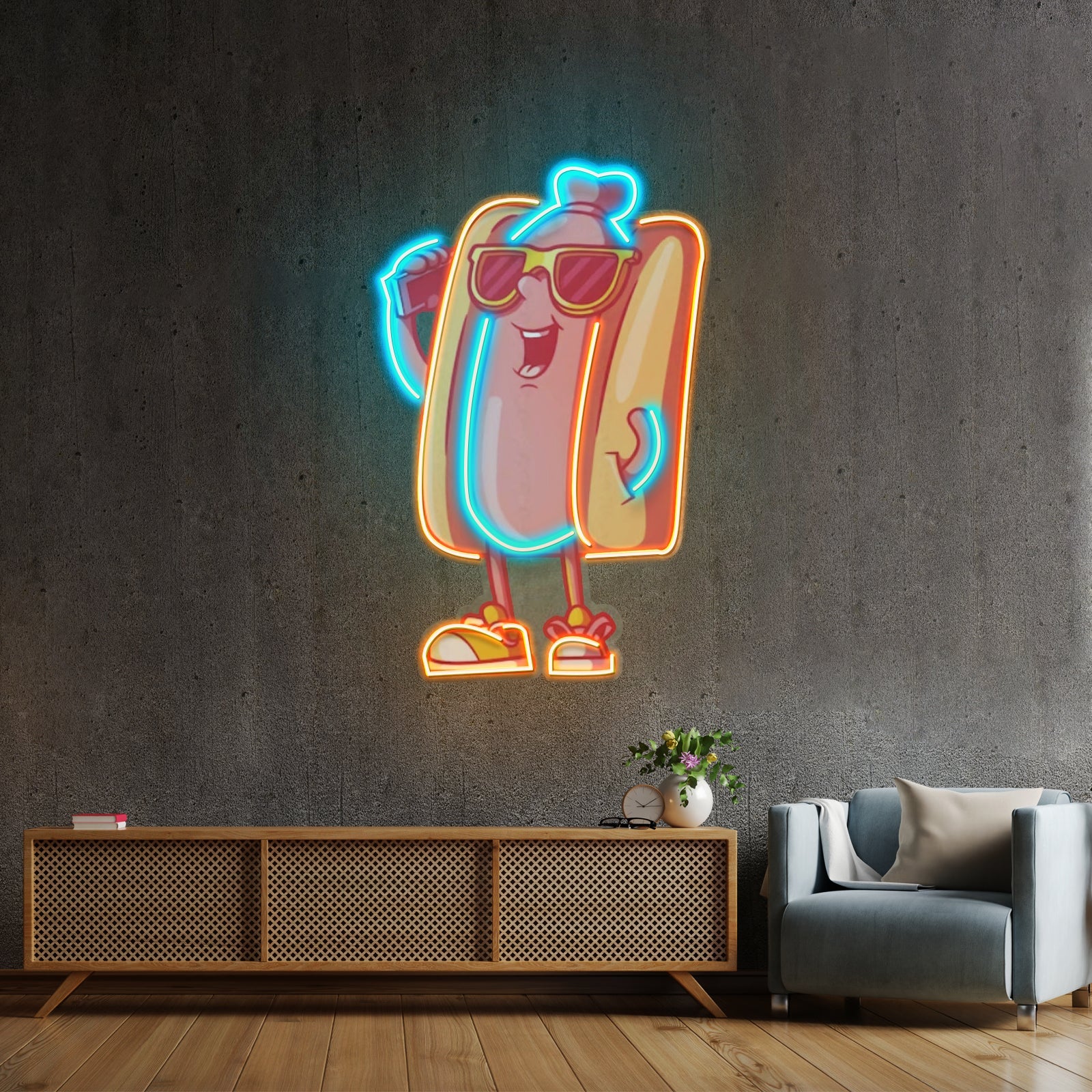 Cool Hot Dog Led Neon Sign Light Custom Led Signs - Shineneon