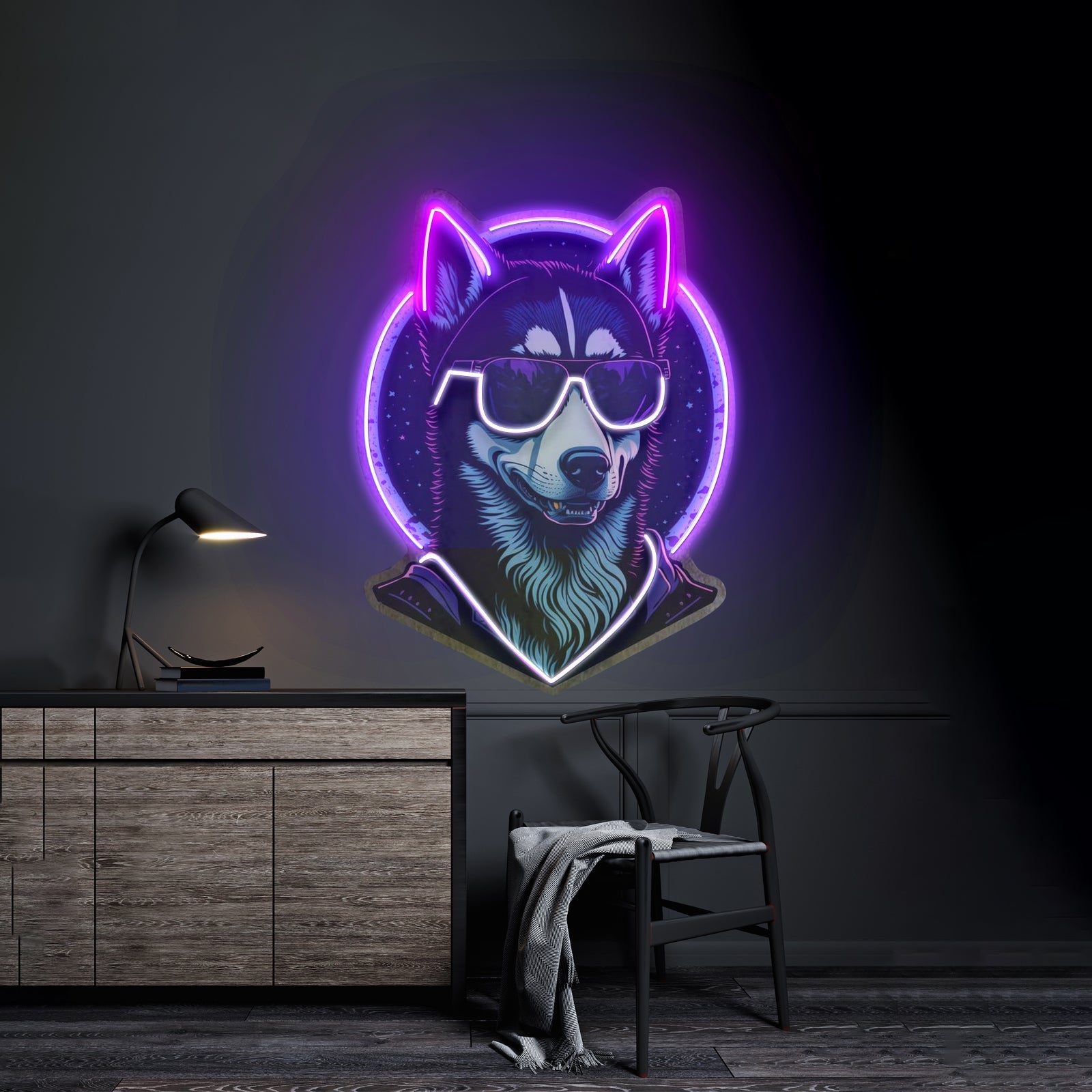 Cool Husky Led Neon Sign Light Custom Led Signs - Shineneon