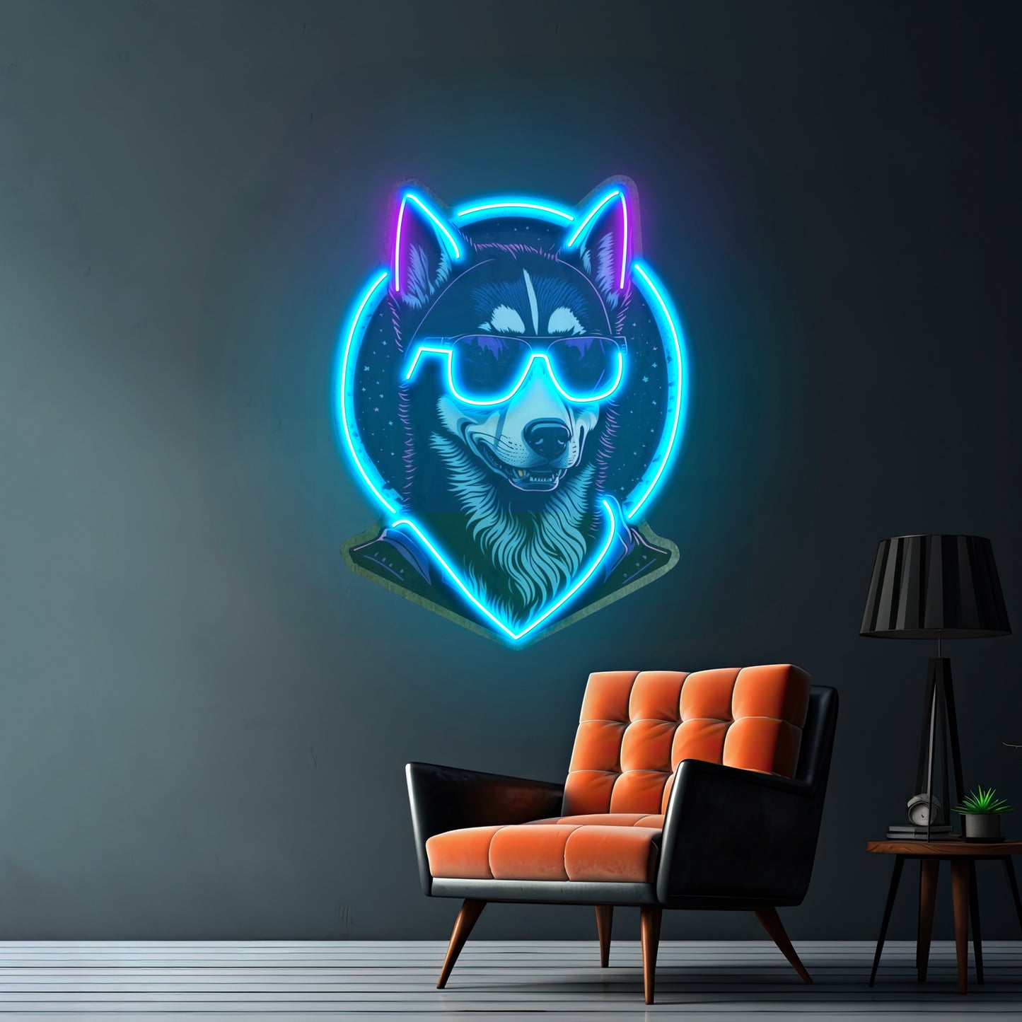 Cool Husky Led Neon Sign Light Custom Led Signs