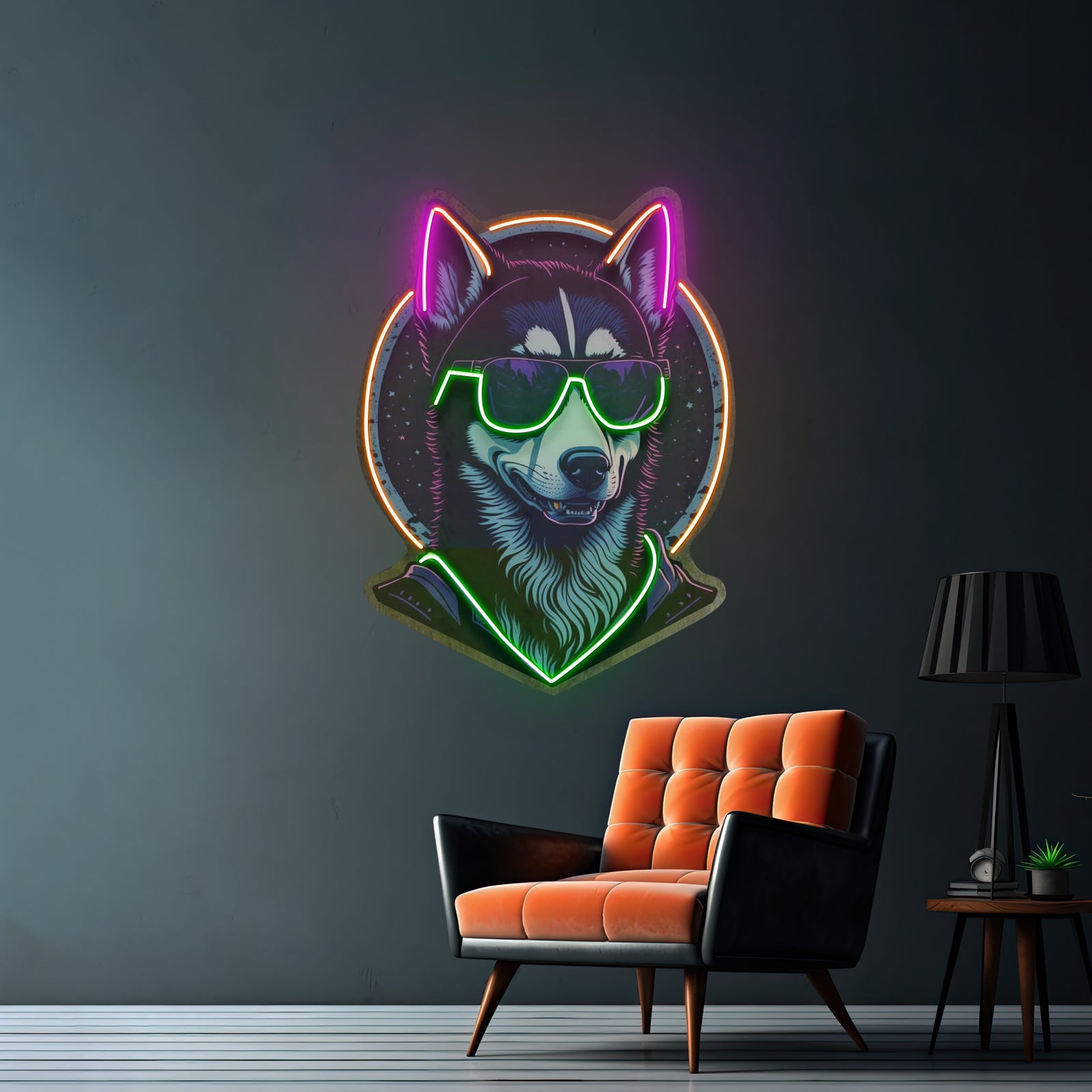 Cosmic Pet World Artwork Business Led Sign