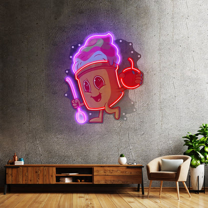 Cool Ice Cream Led Neon Sign Light Custom Led Signs - Shineneon