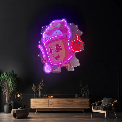 Cool Ice Cream Led Neon Sign Light Custom Led Signs - Shineneon