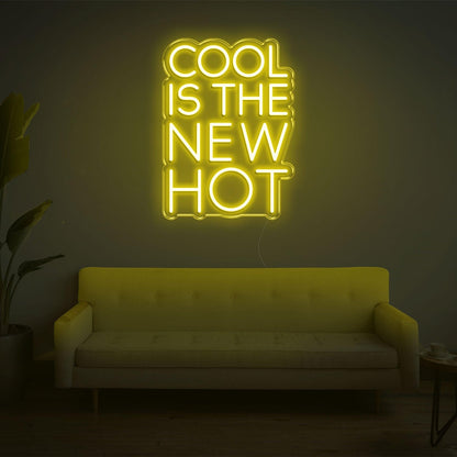 Cool Is The New Hot Red Led Neon Sign For Modern Indoor Decor | Shineneon