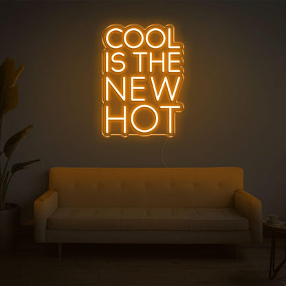 Cool Is The New Hot Red Led Neon Sign For Modern Indoor Decor | Shineneon