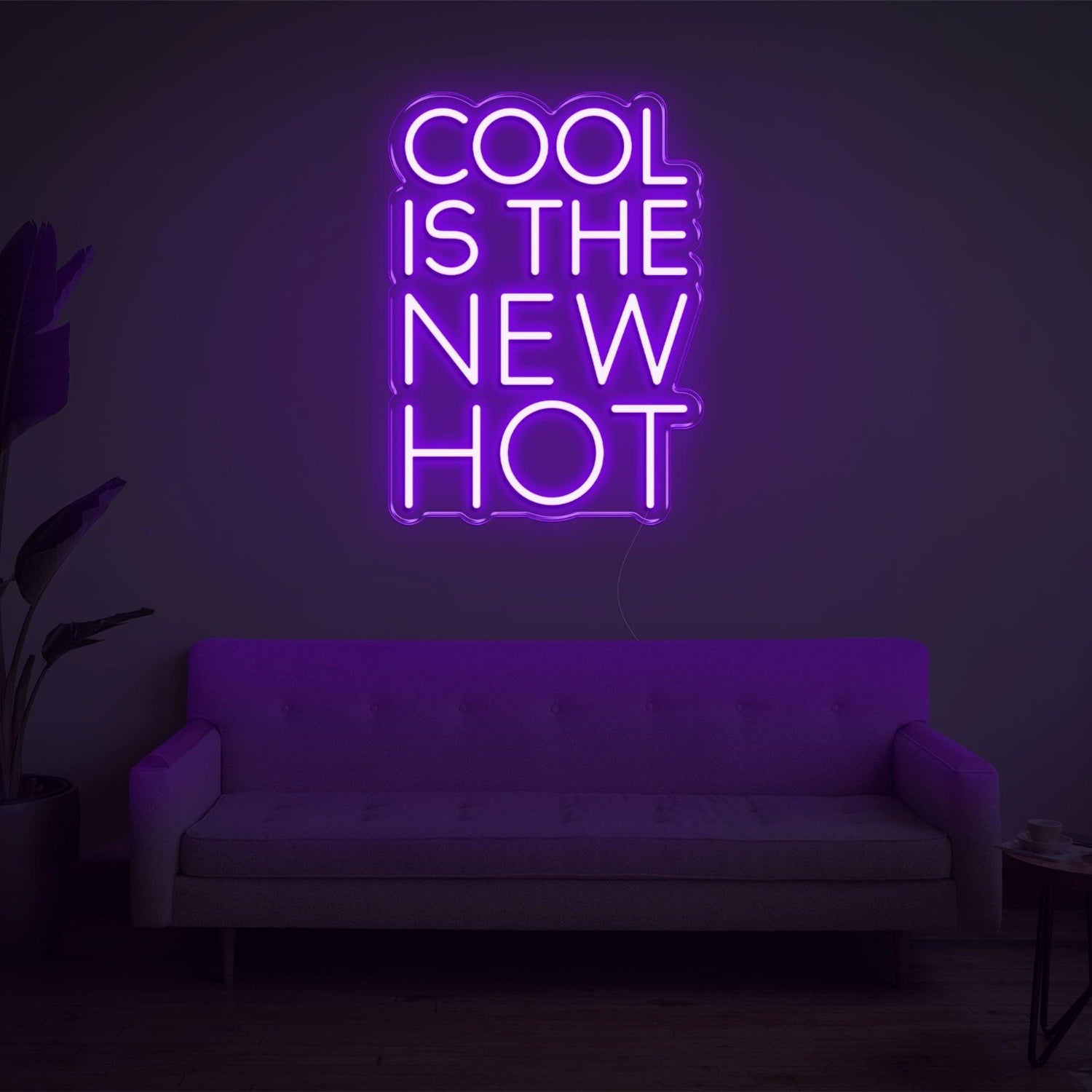 Cool Is The New Hot Red Led Neon Sign For Modern Indoor Decor | Shineneon
