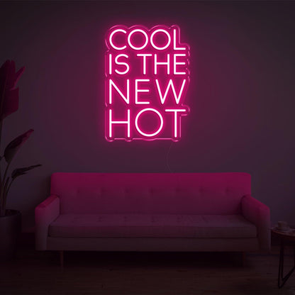 Cool Is The New Hot Red Led Neon Sign For Modern Indoor Decor | Shineneon