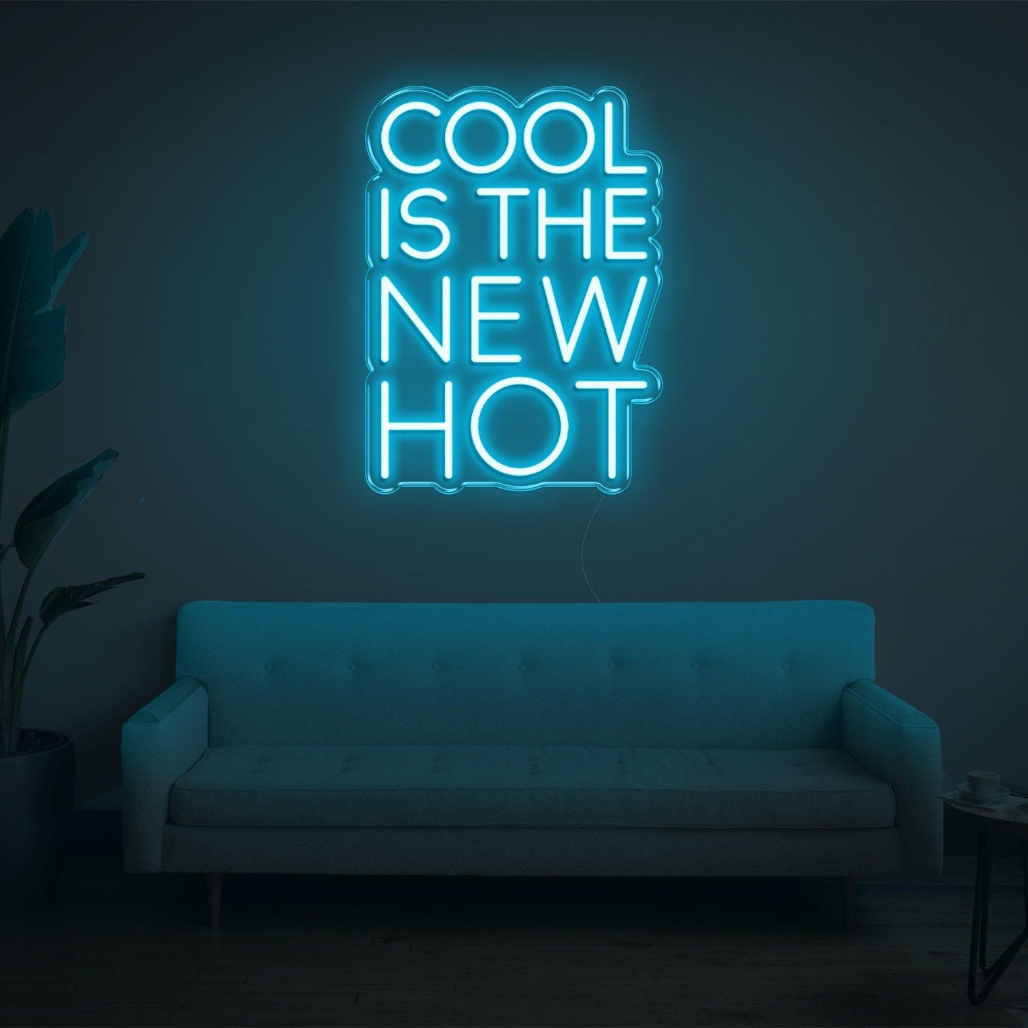 Cool Is The New Hot Red Led Neon Sign For Modern Indoor Decor | Shineneon