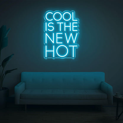 Cool Is The New Hot Red Led Neon Sign For Modern Indoor Decor | Shineneon