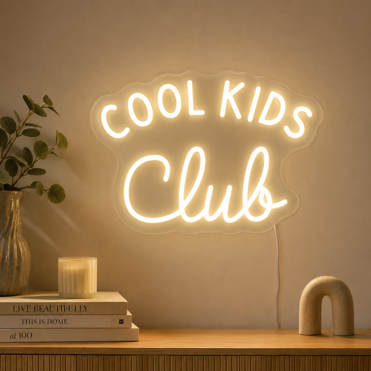 Cool Kids Club Wall Decor LED Neon Sign - 02 High-Converting Product Image