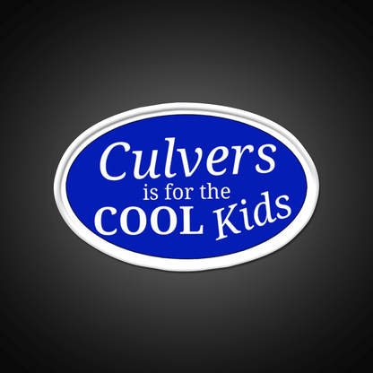 Cool Kids Culvers Fast Food Led Neon Sign For Burger Place Rgb Color - Shineneon