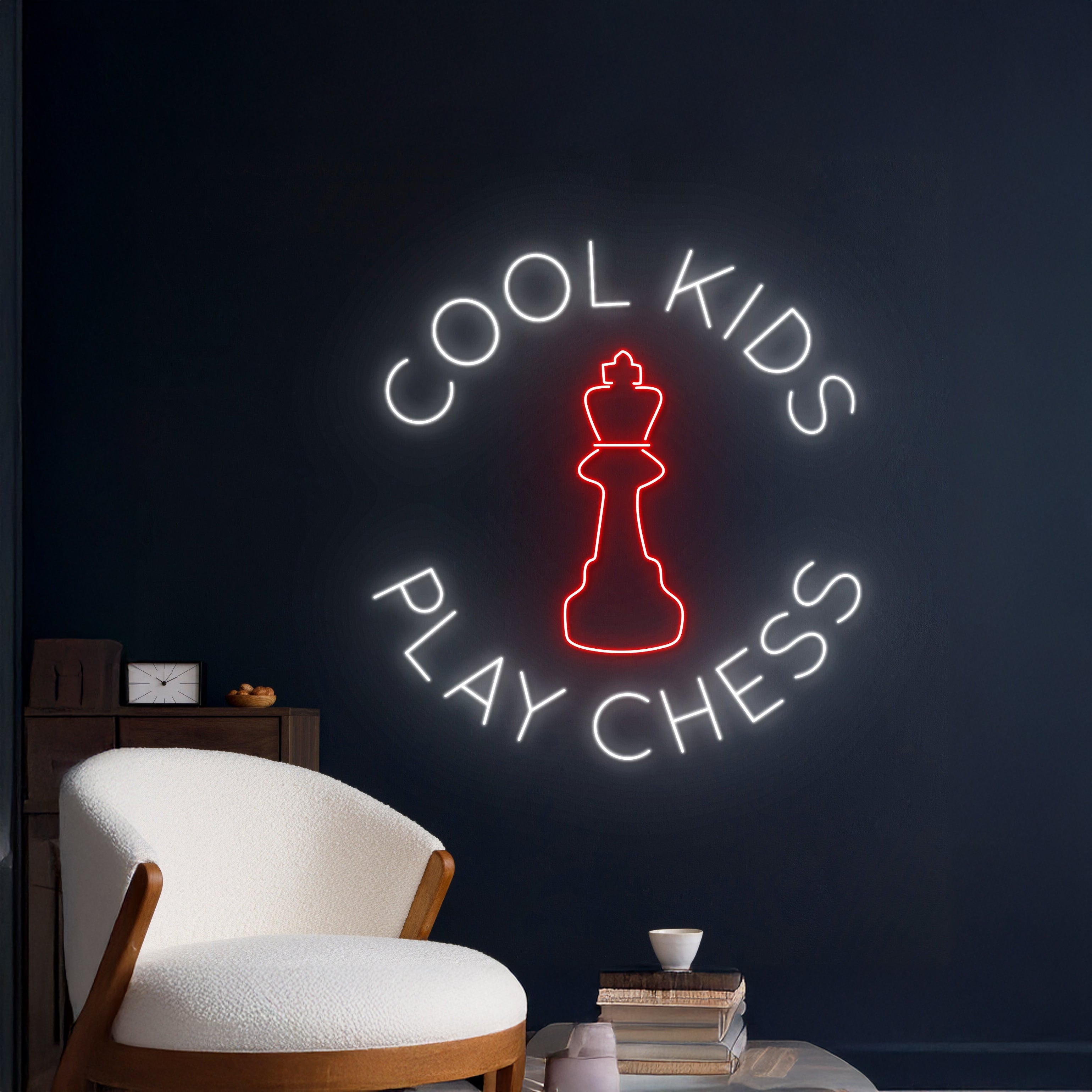 Cool Kids Play Chess Neon Sign | Shineneon