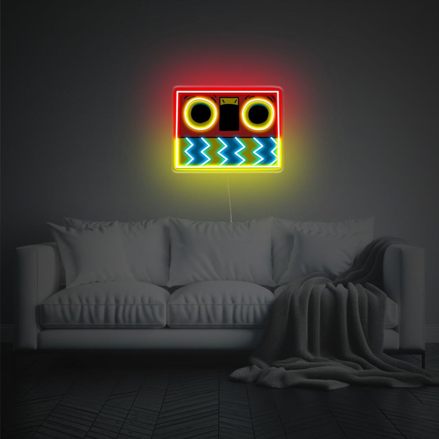 Cool Magnetic Tape Led Neon Acrylic Artwork | Shineneon