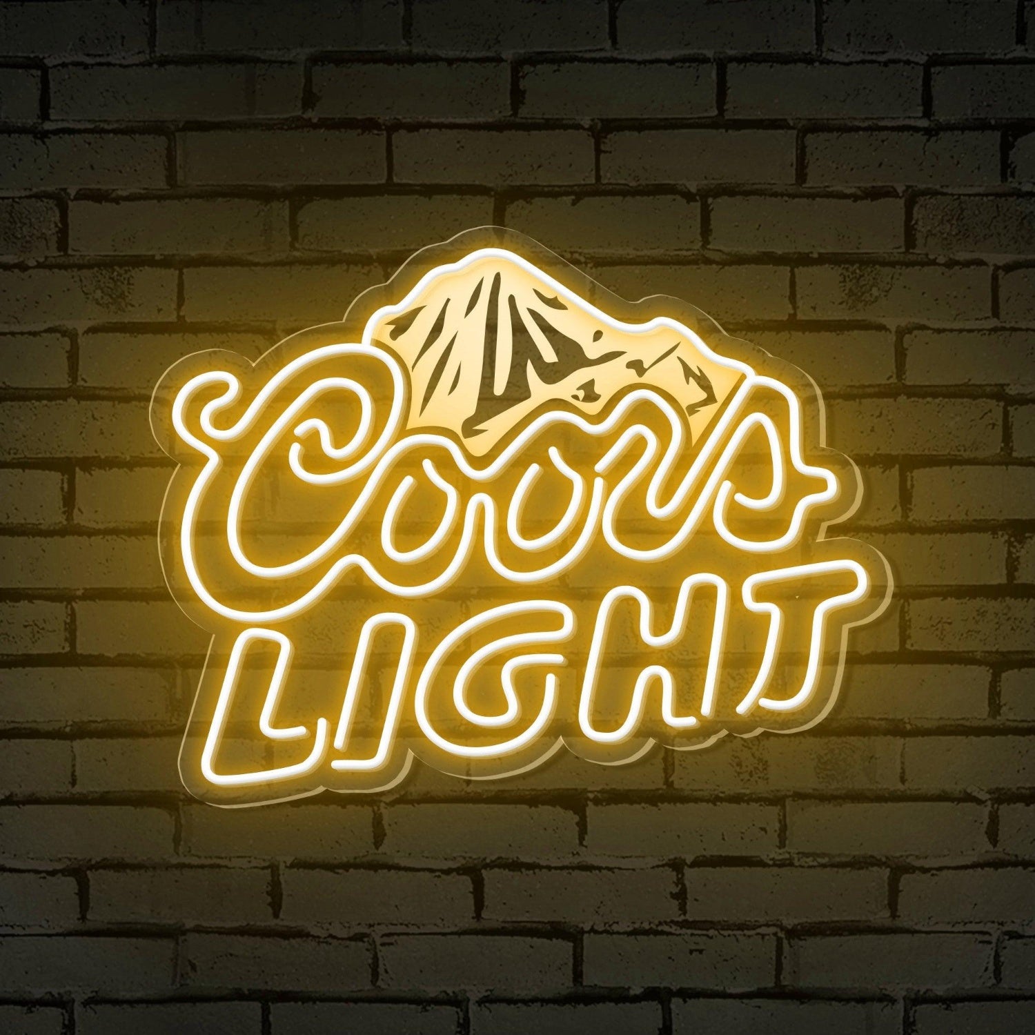 Cool Mountain Light Led Neon Sign For Bar Cafe Decor | Shineneon