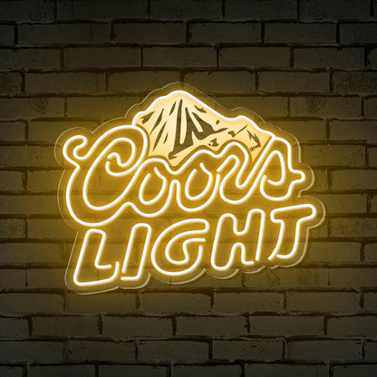 Cool Mountain Light Led Neon Sign For Bar Cafe Decor | Shineneon