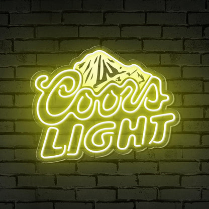 Cool Mountain Light Led Neon Sign For Bar Cafe Decor | Shineneon