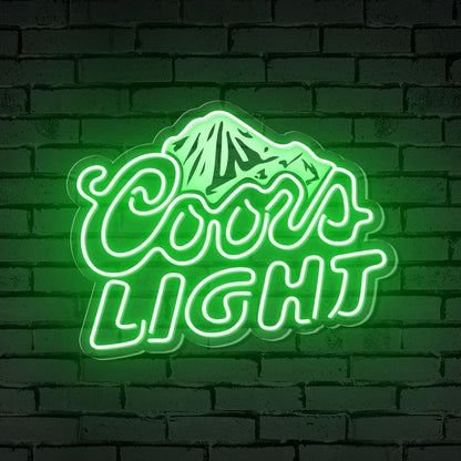 Cool Mountain Light Led Neon Sign For Bar Cafe Decor | Shineneon