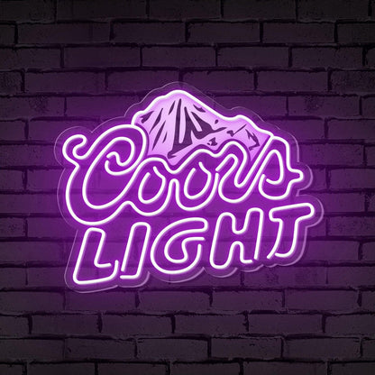 Cool Mountain Light Led Neon Sign For Bar Cafe Decor | Shineneon