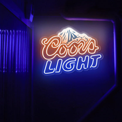 Cool Mountain Light Led Neon Sign For Bar Cafe Decor | Shineneon
