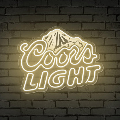 Cool Mountain Light Led Neon Sign For Bar Cafe Decor | Shineneon