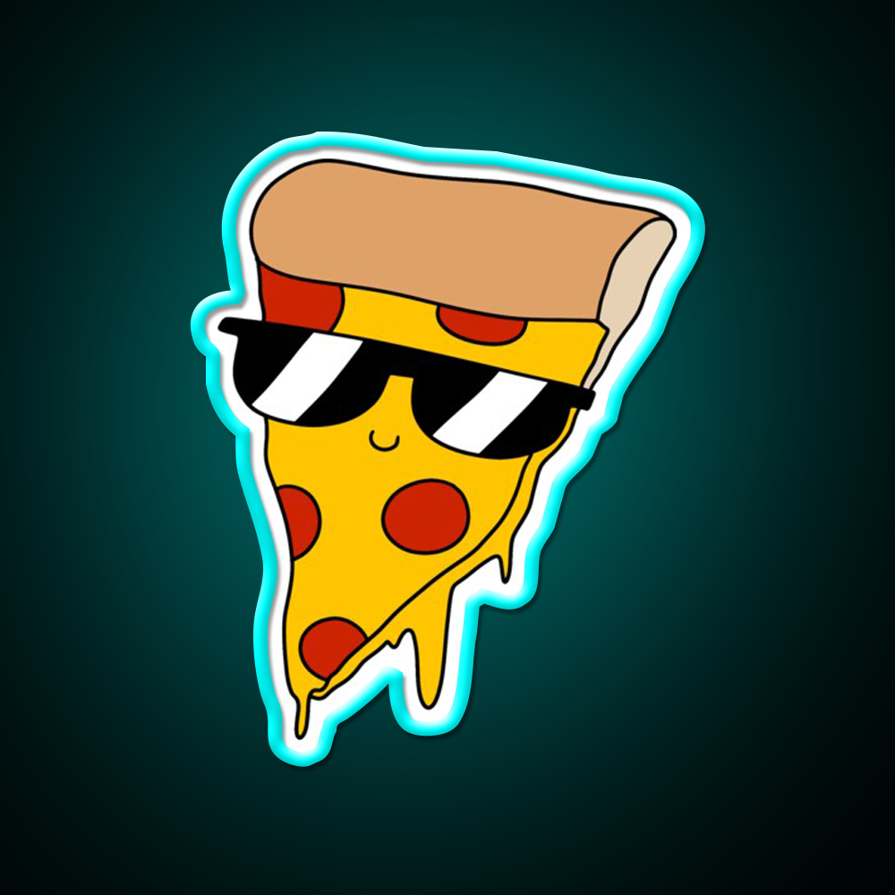 Cool Pizza Fast Food Led Neon Sign For Burger Place Rgb Color