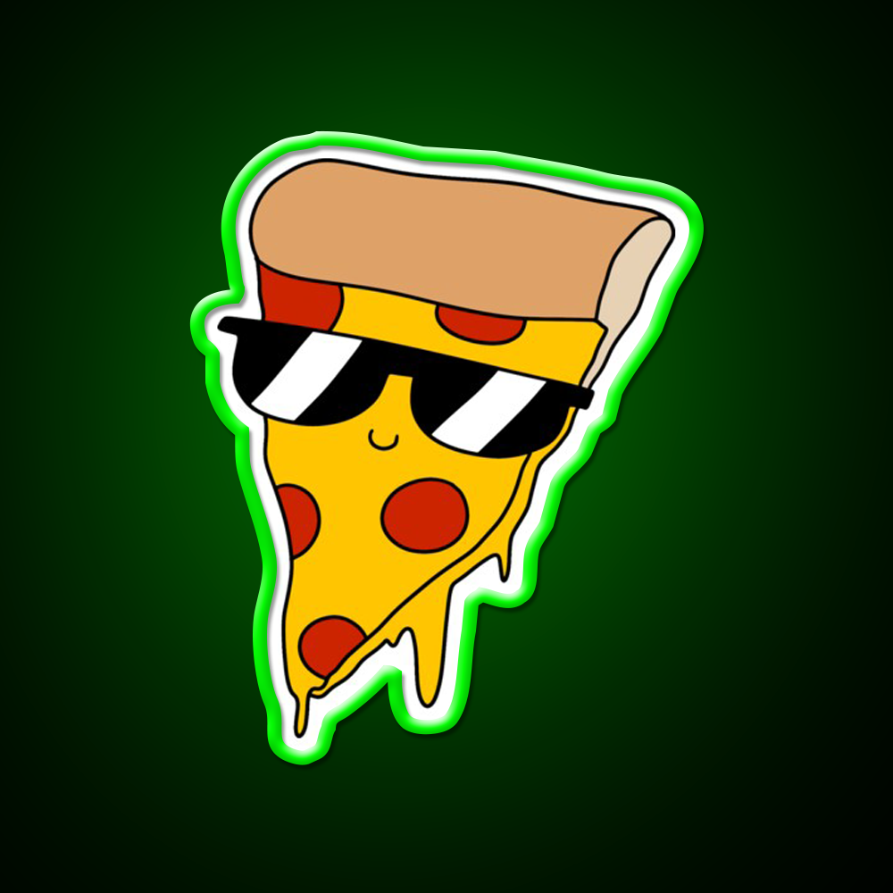 Cool Pizza Fast Food Led Neon Sign For Burger Place Rgb Color