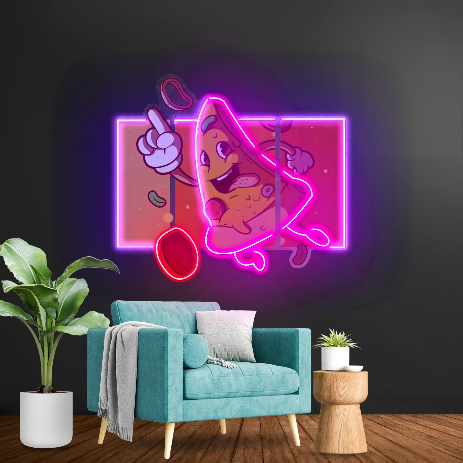 Cool Pizza Slice Led Neon Sign Light Custom Led Signs - Shineneon