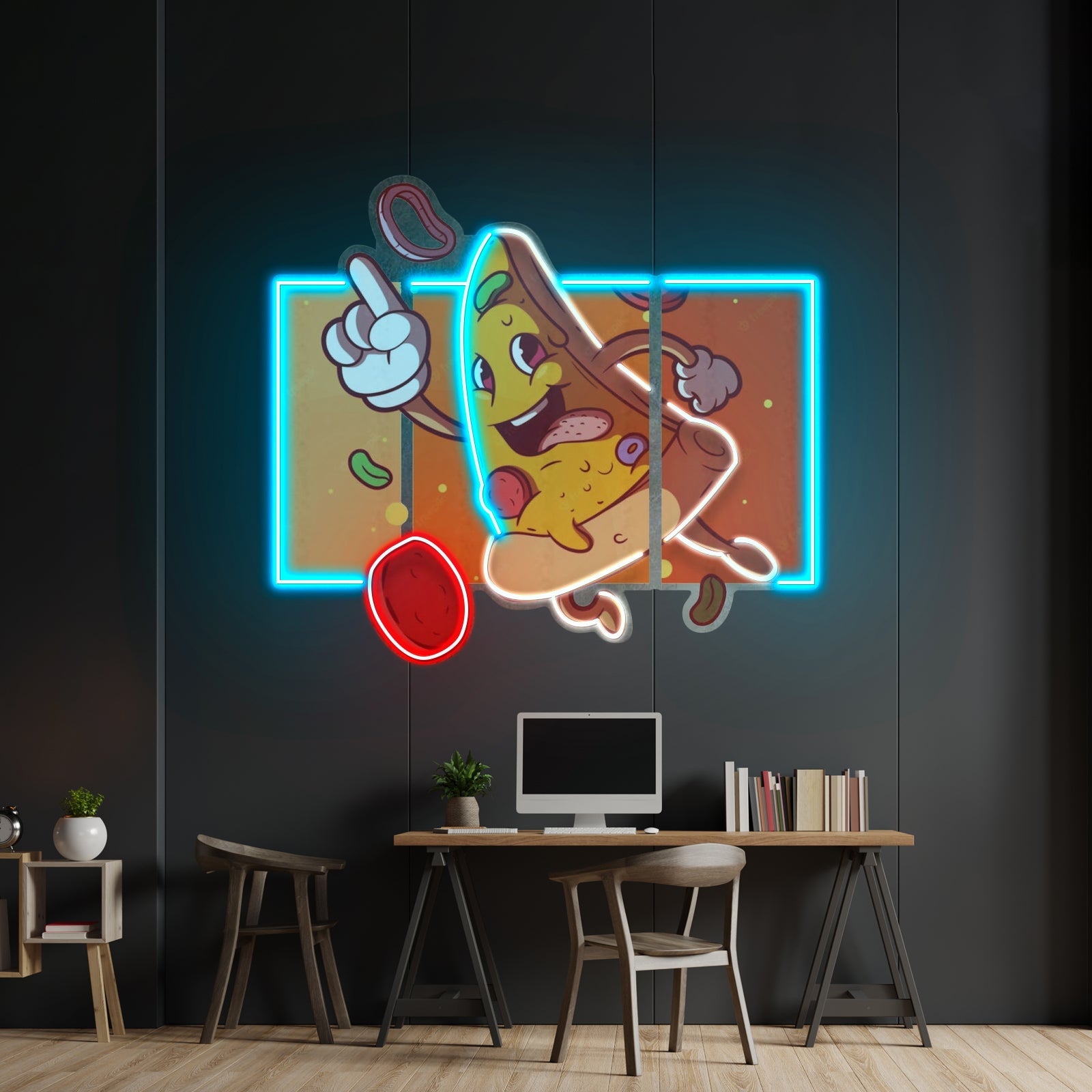 Cool Pizza Slice Led Neon Sign Light Custom Led Signs - Shineneon