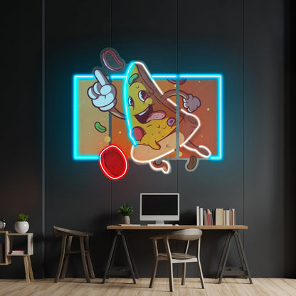 Cool Pizza Slice Led Neon Sign Light Custom Led Signs - Shineneon