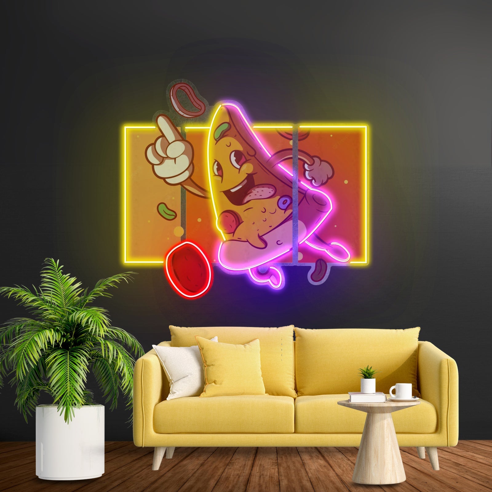 Cool Pizza Slice Led Neon Sign Light Custom Led Signs - Shineneon