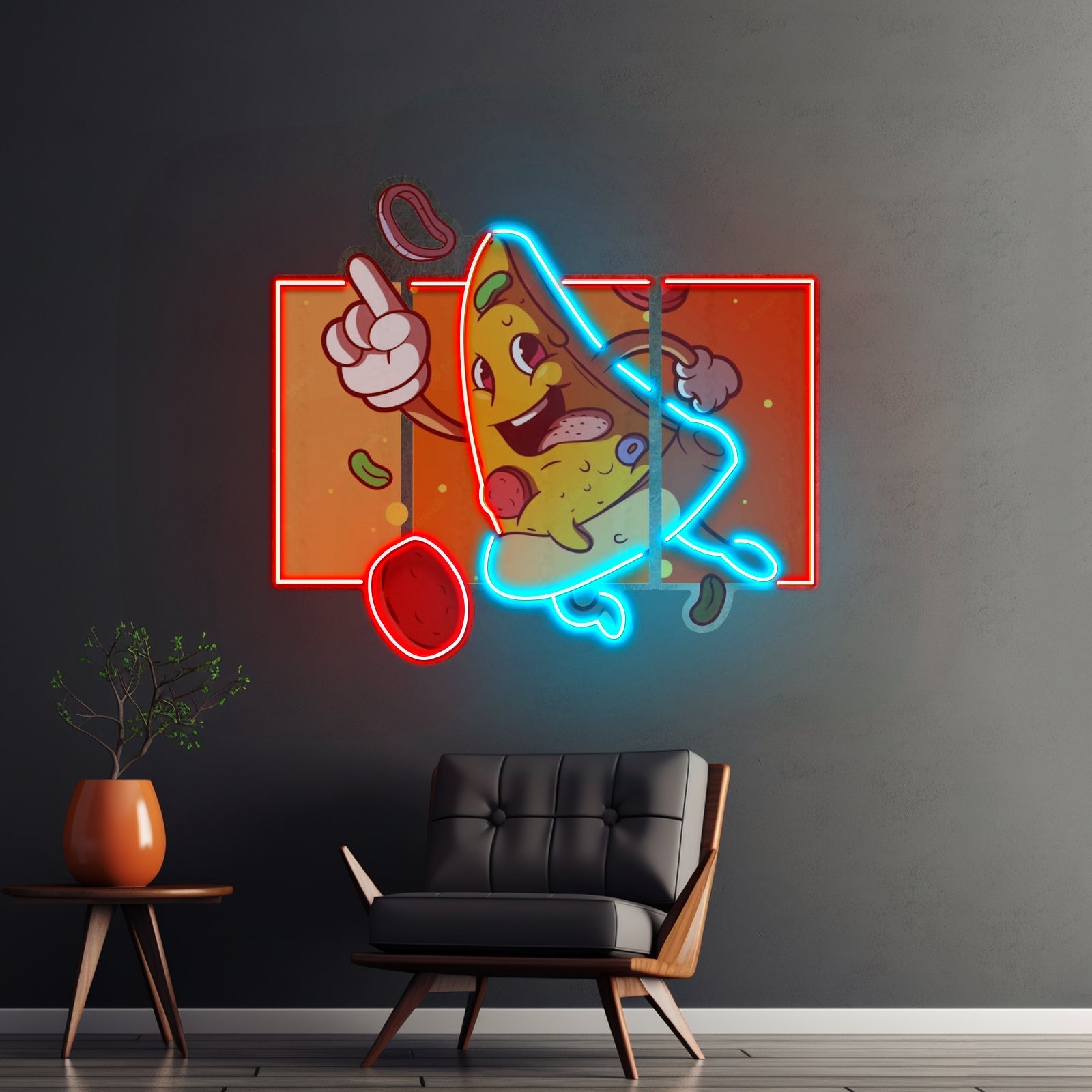 Cool Pizza Slice Led Neon Sign Light Custom Led Signs - Shineneon