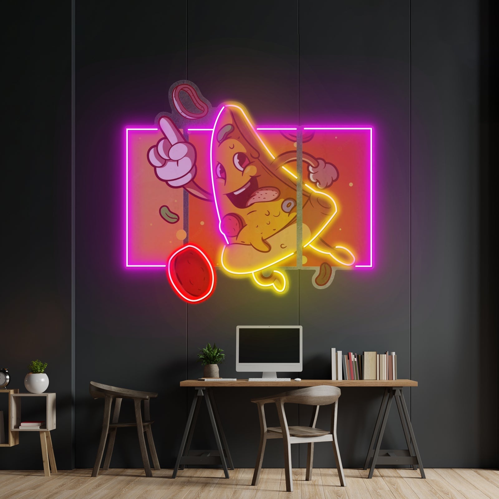Cool Pizza Slice Led Neon Sign Light Custom Led Signs - Shineneon