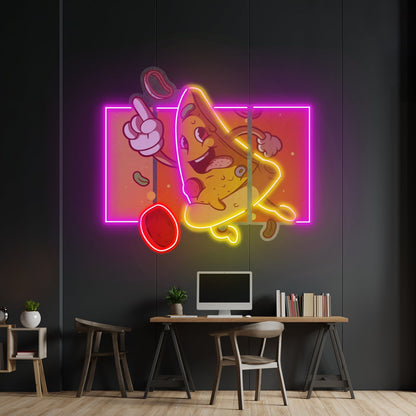 Cool Pizza Slice Led Neon Sign Light Custom Led Signs - Shineneon