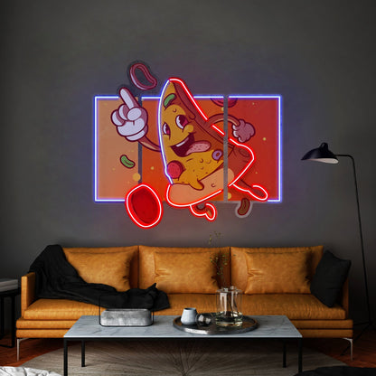 Cool Pizza Slice Led Neon Sign Light Custom Led Signs - Shineneon