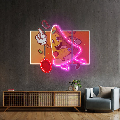 Cool Pizza Slice Led Neon Sign Light Custom Led Signs - Shineneon