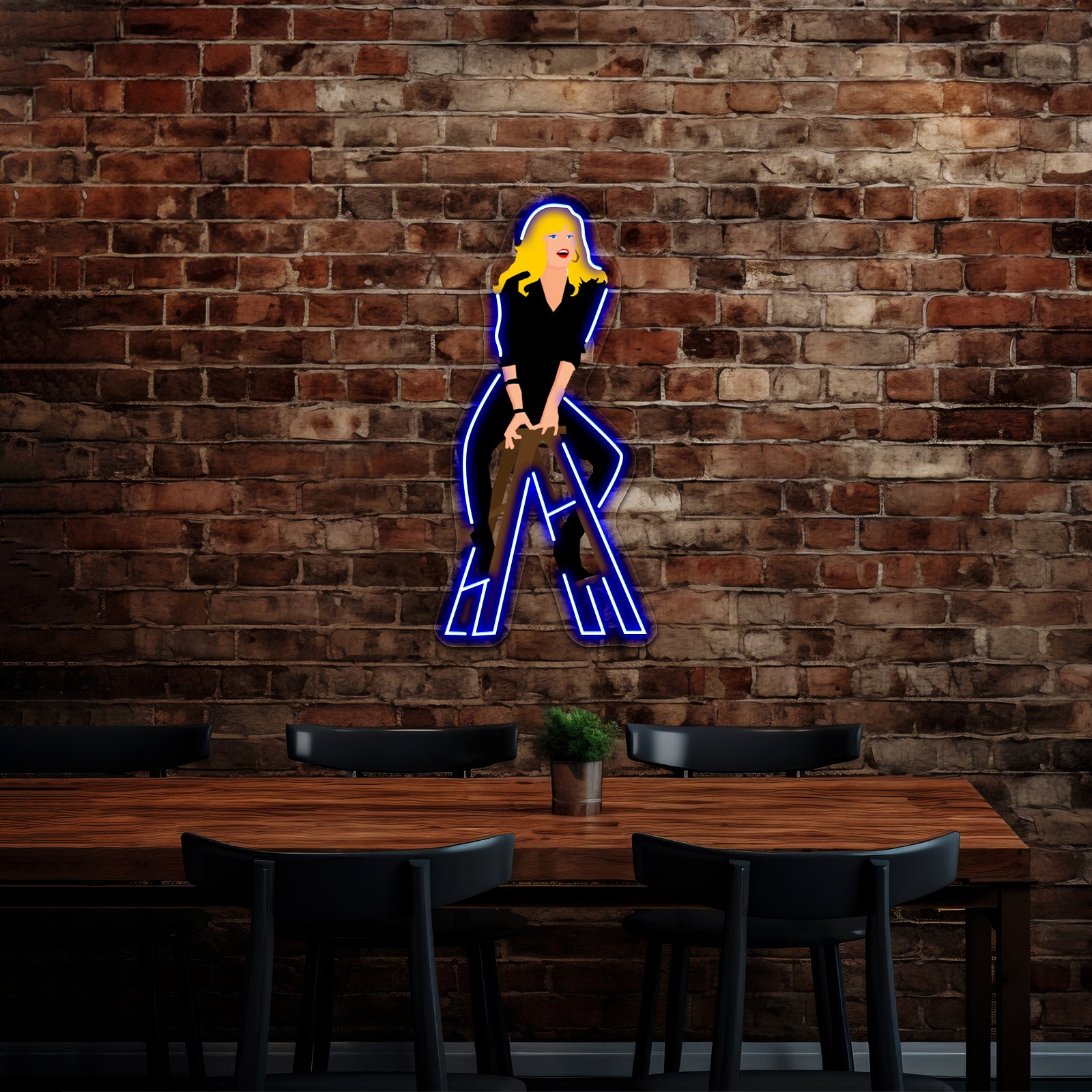 Cool Rider Artwork Business Led Sign | Shineneon