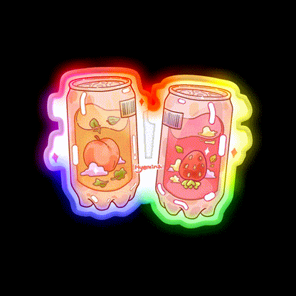 Cool Sodas Snack Food Led Neon Sign Rgb Color - LED neon sign close-up detail