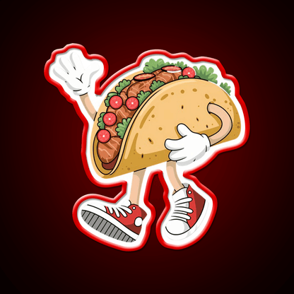 Cool Taco Cinco De Mayo Taco Led Neon Sign Mexican Food Sign Rgb Color - Shineneon