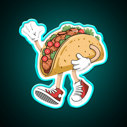 Cool Taco Cinco De Mayo Taco Led Neon Sign Mexican Food Sign Rgb Color - Shineneon
