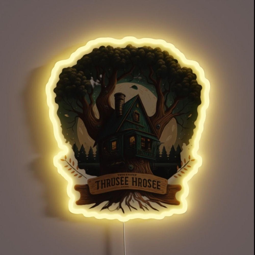 Cool Tree House Brewing Co Green Rgb Led Neon Sign - Shineneon