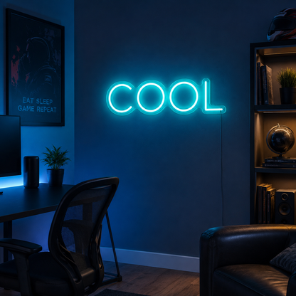 Cool Wall Decor LED Neon Sign - 03 Real Lifestyle Scene